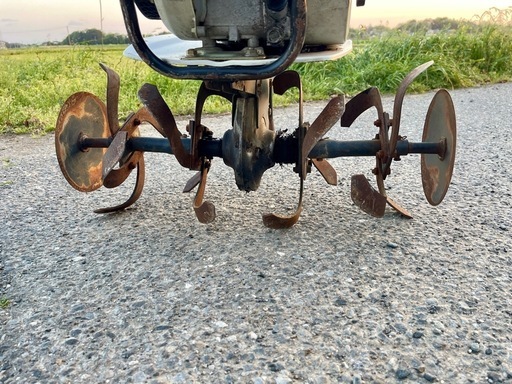 三菱　小型耕運機　作動品