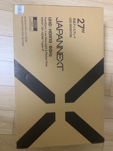 JAPANNEXT 27インチ 4Kモニター JNIPS270UHC65W