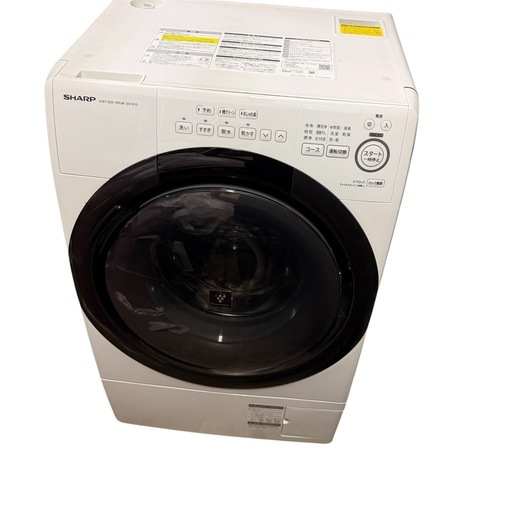 SHARP ドラム式洗濯機 ES-S7G-WR  2022 7kg/3.5kg