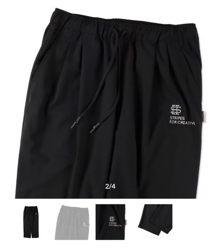 SEE SEE x S.F.C TWO TUCK WIDE PANTS (WOOL TORO) 【BLACK】　XL