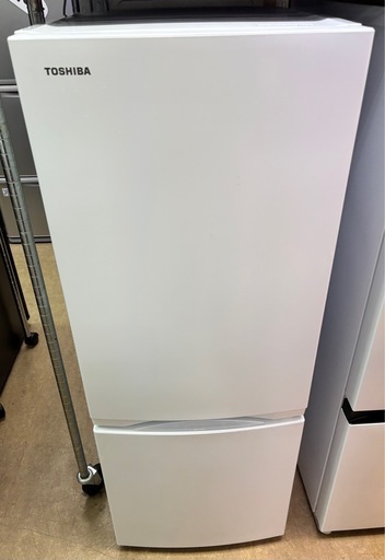 TOSHIBA 冷蔵庫 153L GR-V15BS (W)