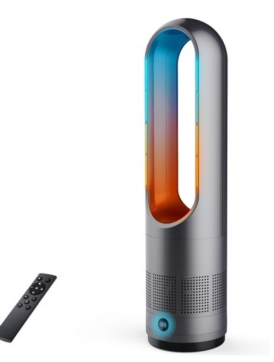セラミックタワーファン羽根なし扇風機 温風 送風 扇風機 サーキュレーター