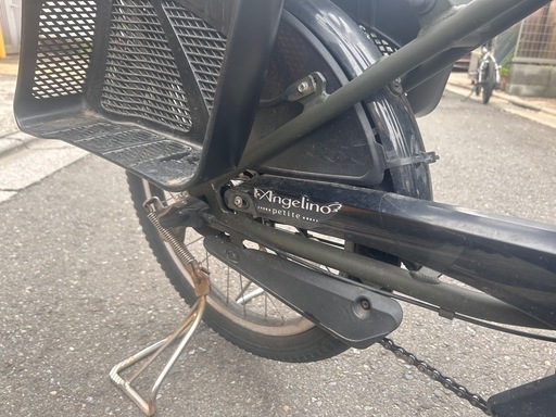 電動自転車 子乗せ付き ブリヂストン Angelino petite 後チャイルドシート