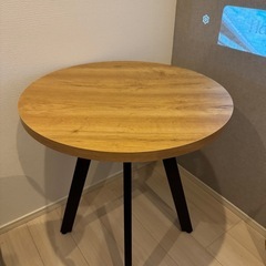 【美品】カフェテーブル　丸
の画像