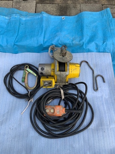 動作OK！ベビーホイスト BH-300 トーヨーコーケン 電動ウインチ 100V
