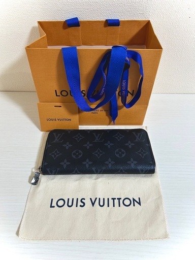 【布袋・紙袋付き美品✳︎】LOUISVUITTON ルイヴィトン  財布 モノグラム エクリプス ジッピー ヴェルティカル M62295 男女問わず使える人気定番デザイン ブラック 黒