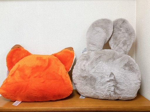 ズートピア　ニック　ジュディ　特大　ぬいぐるみ　クッション　コストコ　ディズニー