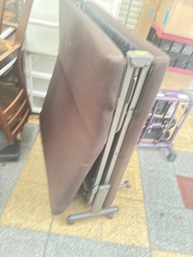●販売終了●折りたたみベッド　リクライニング　中古品 dショッピング |折りたたみベッド 幅65cm 14段階リクライニング