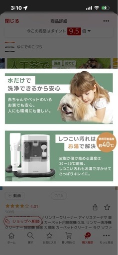 リンサークリーナー （未使用品、新品）
