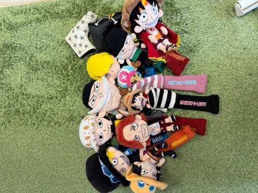 ワンピース ヘッドカバー　セット　ゴルフ　ONE PIECE　 激レア 入手困難