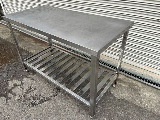 作業台 ステンレス 業務用 飲食店 店舗 ⑯ 幅120cm×奥行60cm×高さ80cm