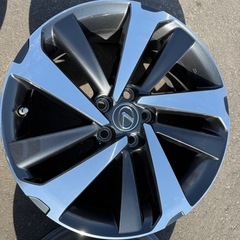 レクサス 純正OP AGZ10 AGZ15 AYZ10 AYZ15 NX300 NX300H 後期 18インチ 7.5J +35 美品 4本セットの画像