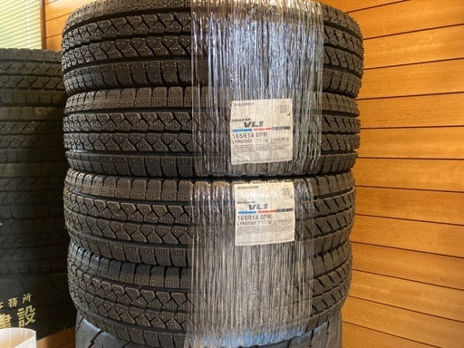 新品 長期保管品 BS VL1 165R14 6PR 検)エブリィ リフトアップ 165/80R14