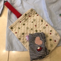幼稚園　スモッグ　ハンカチ入れ　上履き入れの画像