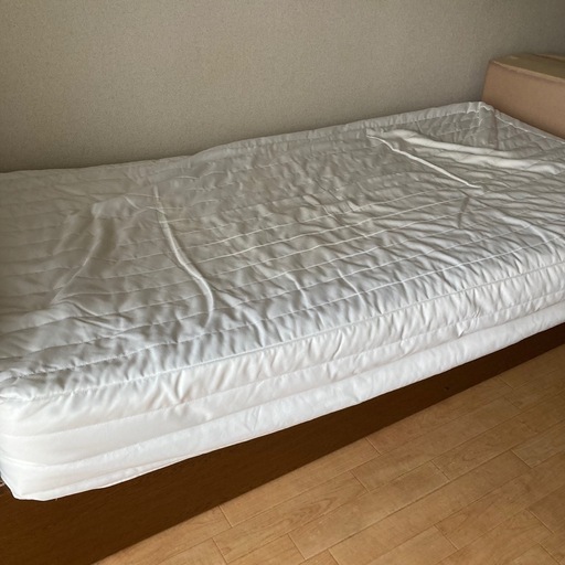 無料】無印良品マットレスベッドシングルサイズカバー付き (花屋) 笠岡