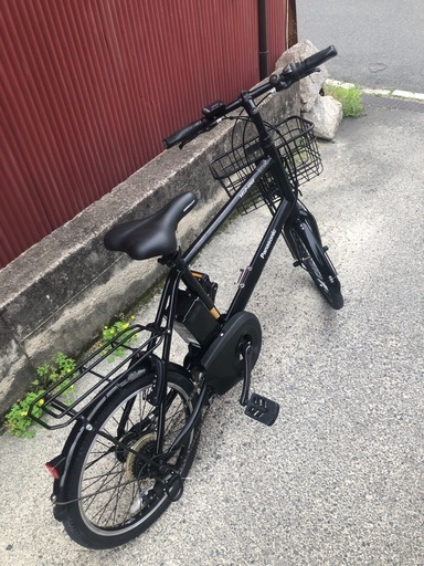 【京都発】京の楽チャリ　電動アシスト自転車　パナソニック　ベロスター　ミニ　黒　20インチ 京都発】京の楽チャリ電動アシスト自転車パナソニックベロスターミニ黒