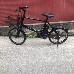 【京都発】京の楽チャリ　電動アシスト自転車　パナソニック　ベロスター　ミニ　黒　20インチの画像