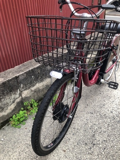【京都発】京の楽チャリ　電動アシスト自転車　フロンティア　24インチ