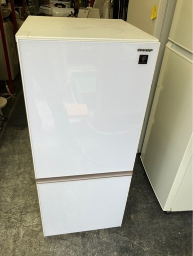 【中古】大阪引取限定　SHARP SJ-GD14E-W 冷蔵庫 137L 2019年製【KSE1F135】