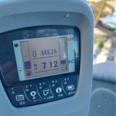 ユンボ　ミニバックホー　Kubota U30-6 稼働時間少なめ　650hの画像