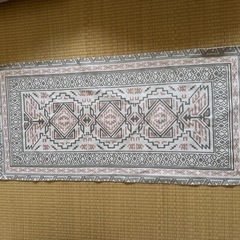 綿のラグの画像