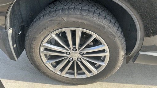 スバル フォレスター SJ系 純正17インチホイール 4本セット タイヤ溝ほぼ無し 225/60R17