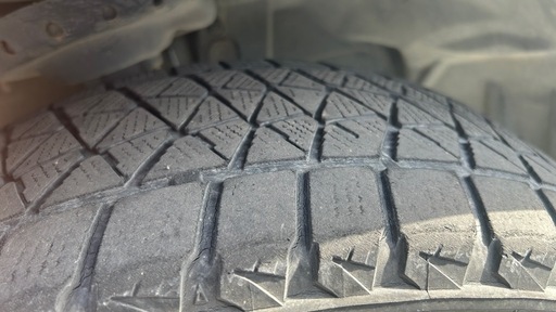 スバル フォレスター SJ系 純正17インチホイール 4本セット タイヤ溝ほぼ無し 225/60R17