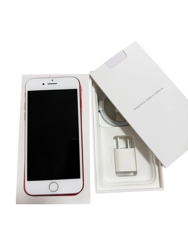 iPhone 7 レッド 128GB SIMフリー　付属品付