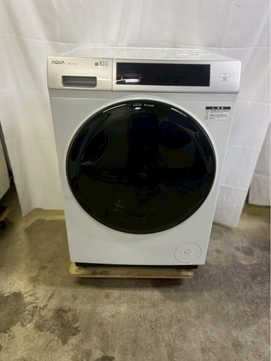 【1年保証】AQUAドラム式洗濯機 AQW-D10P 2023年 洗濯10kg