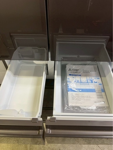 【未使用/新品25万/1年保証】三菱6ドア冷蔵庫 MR-WZ61M 2025年 608L 未使用/新品25万/1年保証】三菱6ドア冷蔵庫 MR-WZ61M 2025年 608L