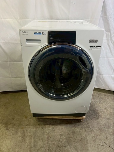 【1年保証】AQUAドラム式洗濯機 AQW-DX12M 2022年 洗濯12kg