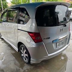 フリード フレックスエアロ 左側パワスラ ドラレコ付 革巻きステアリング ETC の画像