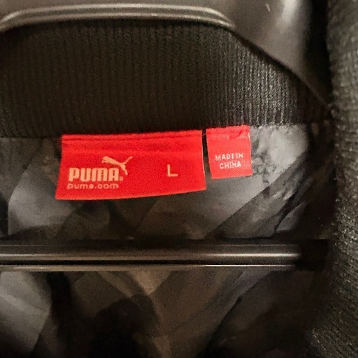 PUMA プーマ ナイロンジャケット ブラック メンズ　Lサイズ