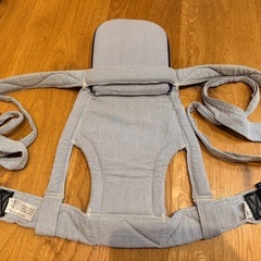 おんぶ紐 グレー コットン 調節可能 赤ちゃんが寝る　昔ながらのおんぶ紐の画像