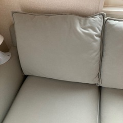 ゆったりくつろげる3人がけソファの画像