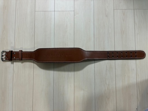 ゴールドジム プロレザーベルト Lサイズ