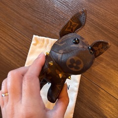 【希少・美品】ルイ・ヴィトン ドッグ オブジェ＆ショッパー袋セットの画像