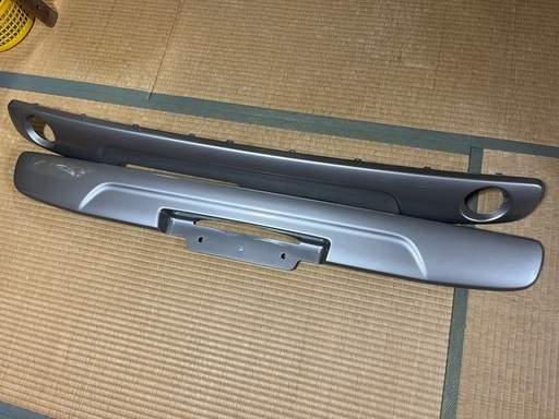 佐賀市内〜福岡春日間で取引可【ワンオーナー車から取外し】スズキ ハスラー MR31S MR41S 純正　フロントバンパーガーニッシュ 前後 1台分 SUZUKI HUSTLER