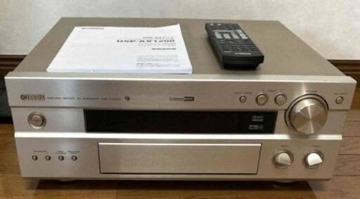 5.1ch ホームシアターセット YAMAHA DSP-AX1200 オンキョー D-105 (F, C, M) サブウーファ― SL-105 説明書付き