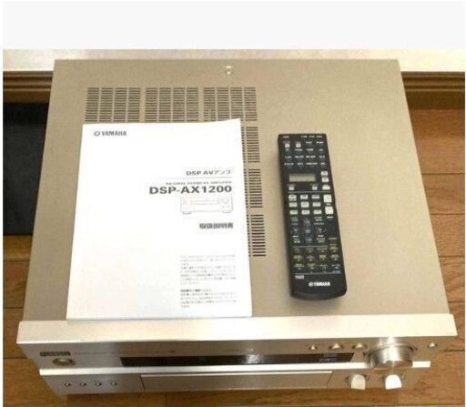 5.1ch ホームシアターセット YAMAHA DSP-AX1200 オンキョー D-105 (F, C, M) サブウーファ― SL-105 説明書付き