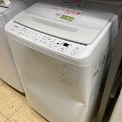 リユースマン倉敷、洗濯機8㌔、ホワイト、日立、BE-V80H、2022年製の画像