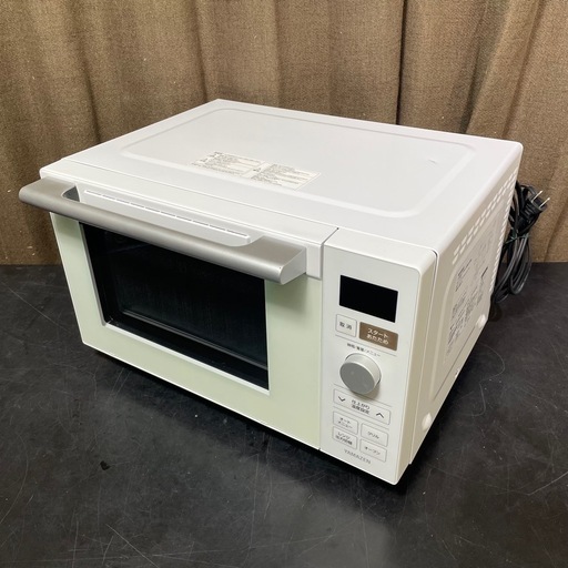【受付終了】YAMAZEN/山善 オーブンレンジ  NERP-018FV(W) 2022年製 電子レンジ 動作品