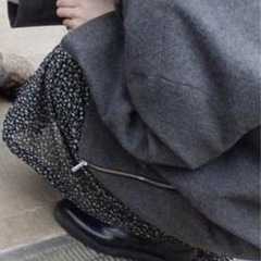 女性限定取引◈超美品　kastane     花柄シフォン前開きワンピの画像