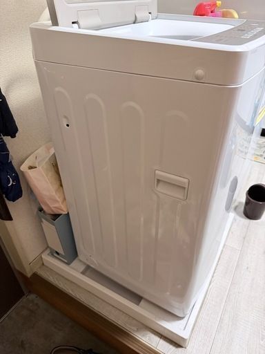 【早め希望優先】AQUA 全自動洗濯機 6.0kg AQW-S6R 2025年製 動作良好 一人暮らし向け