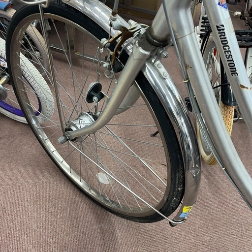 放【BRIDGESTONE】自転車 シルバー