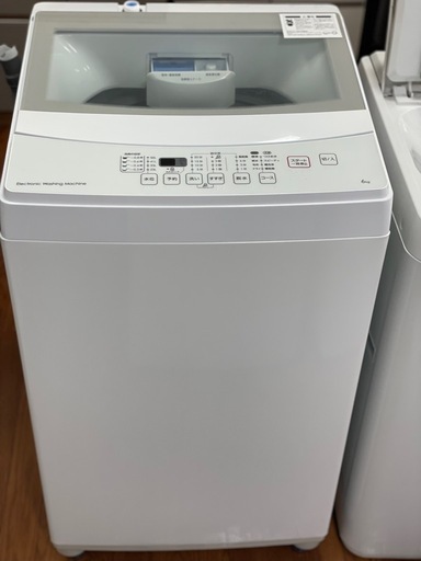送料・設置込み可?表示価格より10%OFF?洗濯機　6kg NITORI 2019年【分解クリーニング済み】