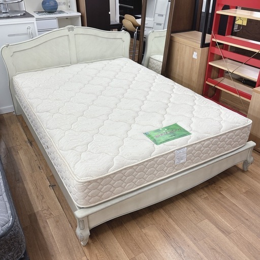 ?期間限定値下げ！ I439 ? ジモティー限定価格！ FRANC BED×NIHON BED ダブルベッド ⭐ クリーニング済