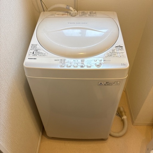 4.2kg洗濯機 売ります 4.2kg洗濯機【27日午前中までに取りに来ていただける方】 (くーたろー