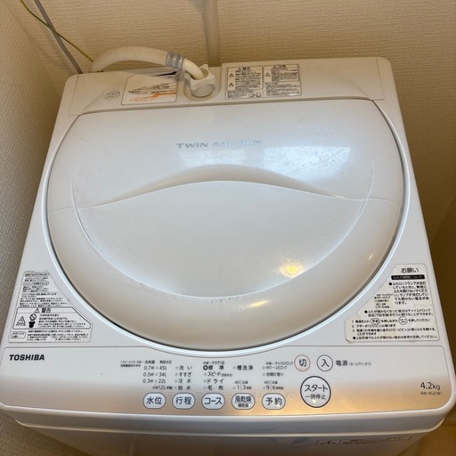 4.2kg洗濯機 売ります 4.2kg洗濯機【27日午前中までに取りに来ていただける方】 (くーたろー
