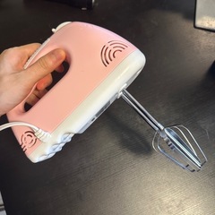 ほぼ新品　ハンドミキサー　　ワンプッシュ　5段スピードの画像